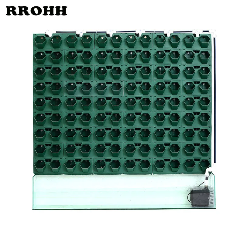 

1Pcs Modular Type Stackable Plant Wall Flower Pot Vertical Wall Hanging Green Succulents Flower Pot Bonsai Garden Decorative