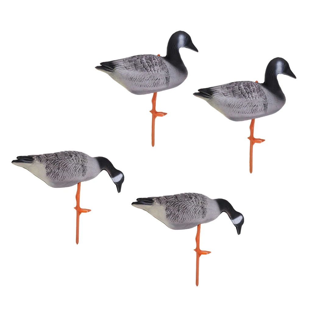 4 шт. реалистичный гусь Декорации для охоты украшения газонов|Охотничья приманка|