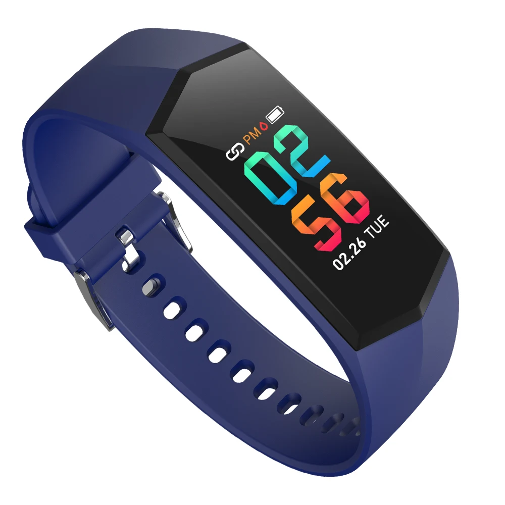 

Colorful Screen Smart Watch Waterproof Bracelet montre intelligente with Heart Rate and Blood Pressure Monitoring Smartwatch