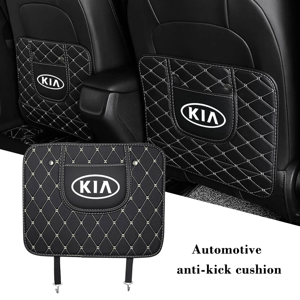 Кожаное автомобильное сиденье противоударный коврик для Kia Sportage 3 4 QL Rio K2 Optima Sorento