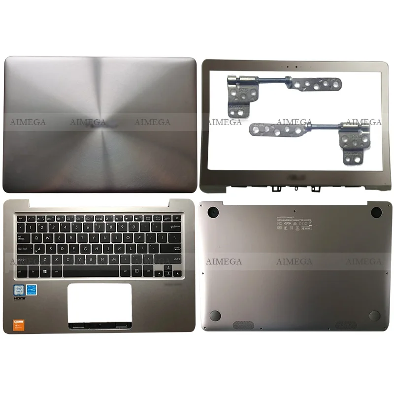 For ASUS ZenBook UX330 UX330U UX330UA UX330C UX330CA U3000 Laptop LCD Back Cover/Front Bezel/Hinges/Palmrest/Bottom Case best laptop cases Laptop Bags & Cases