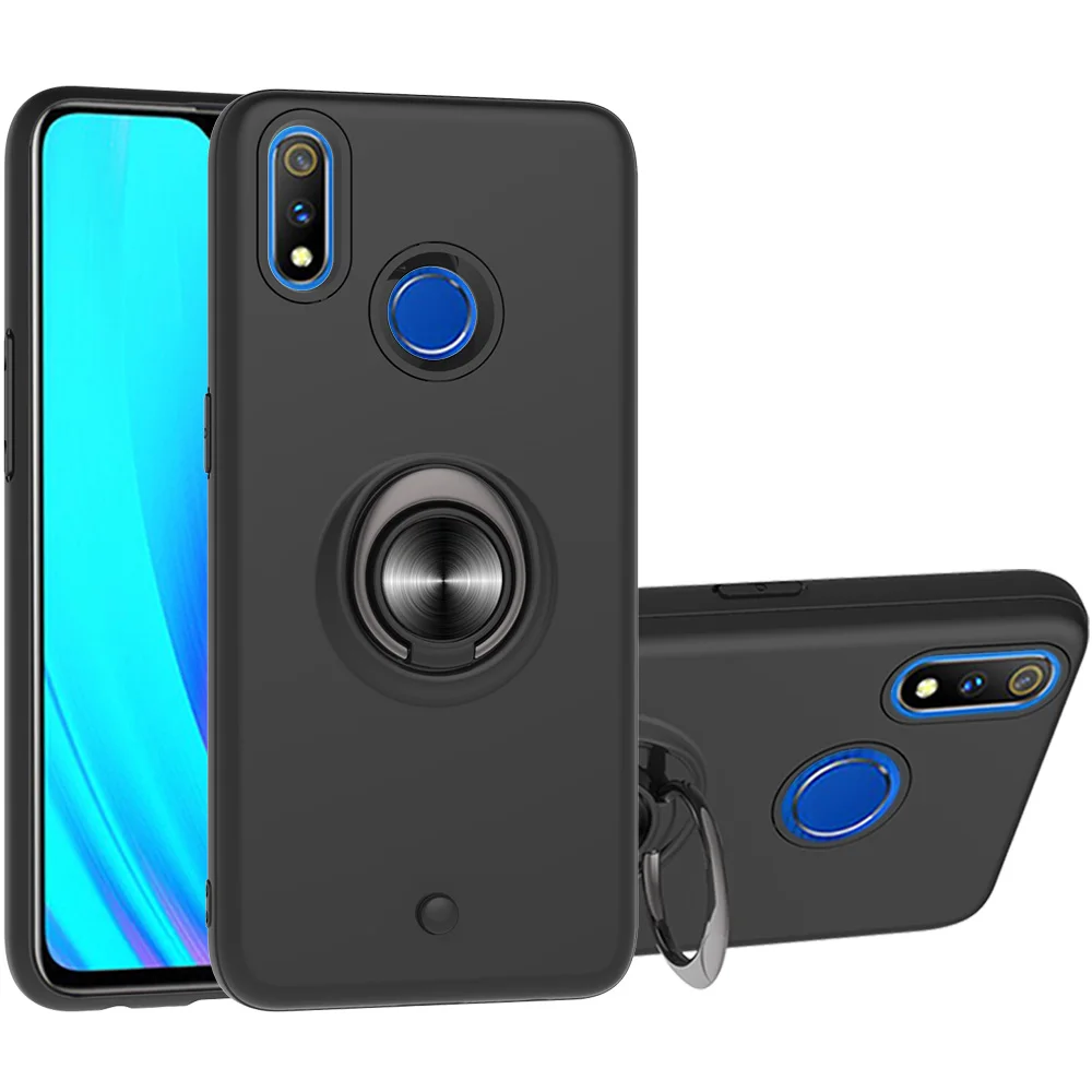 Чехол для OPPO A1K Realme 3 3i C2 5 Q Pro Lite Reno 2Z 2F 2 с кронштейном декомпрессии вращения на 360