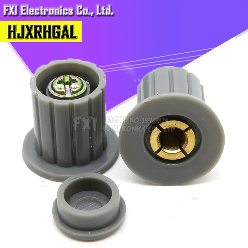 Grey knob button cap suitable for WXD3-13-2W-turn around special potentiometer knob 5PCS potentiometer knobs