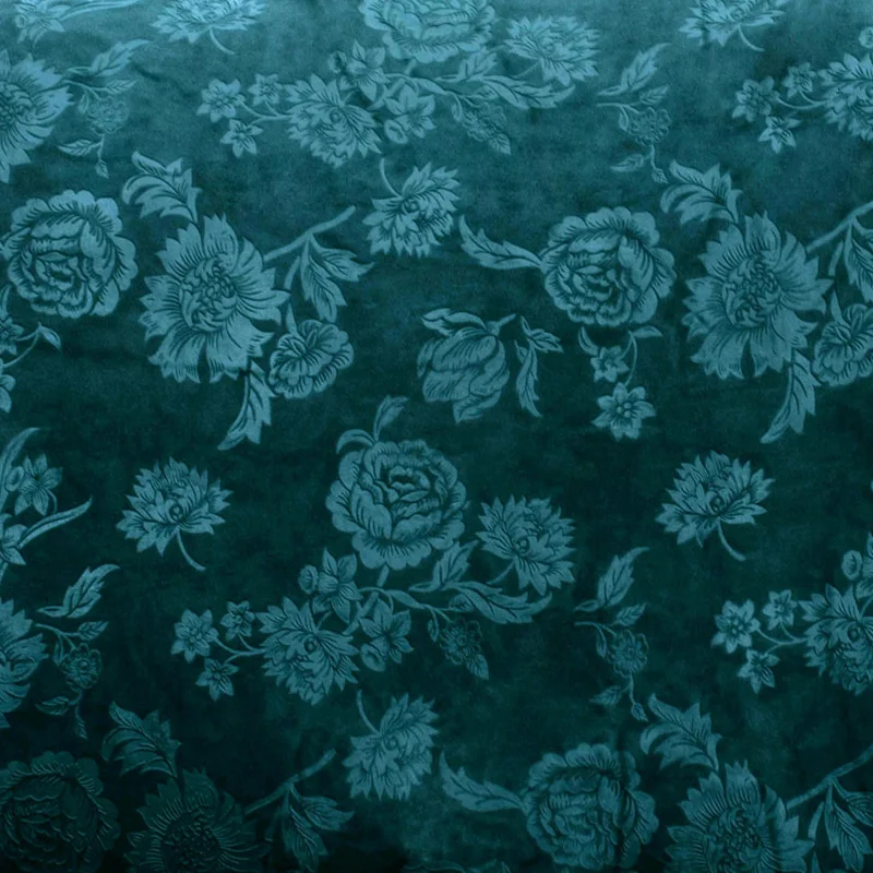 Бархатный Вышитый цветочный l-образный чехол для дивана для гостиной эластичный чехол для дивана шезлонг угловой чехол для дивана стрейч - Цвет: blackish green