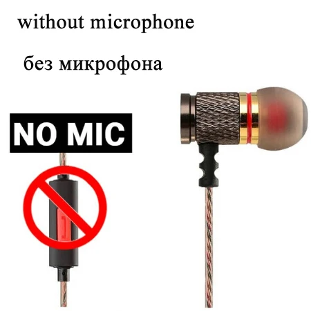 Spot in ear наушники проводные металлические музыкальные наушники бас шумоподавляющие наушники для Iphone Xiaomi Мобильные Телефоны Huawei - Цвет: without microphone