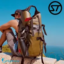 Водонепроницаемая уличная сухая сумка Stream Trail 60 л, рюкзак D2, водонепроницаемая сухая сумка, сверхпрочный рюкзак с подкладкой и застежкой сверху Водонепроницаемая уличная сухая сумка Stream Trail 60 л, рюкзак D2, водонепроницаемая сухая сумка, сверхпрочный рюкзак с подкладкой и застежкой сверху