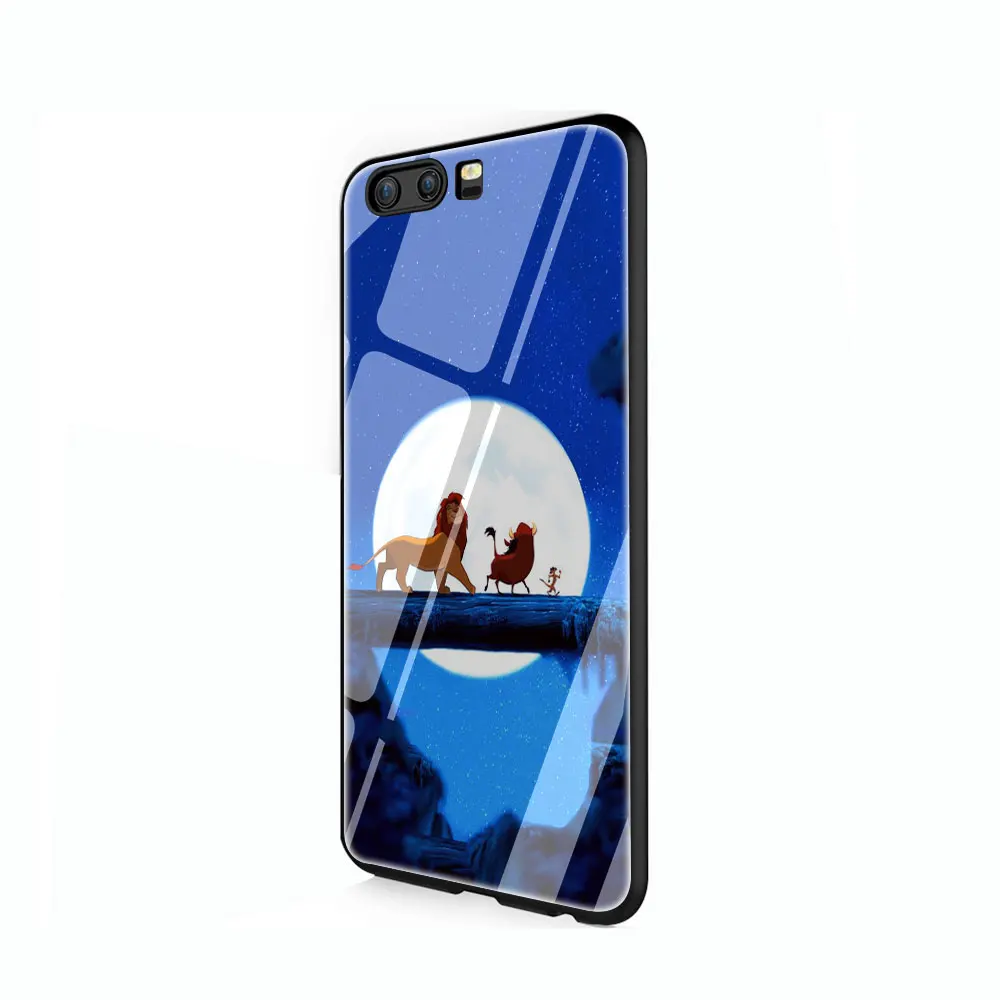 G12 Роскошный чехол для телефона с закаленным стеклом Lion King Best Coque Shell Для huawei mate P 10 20 30 Lite Pro Y9 Honor 8X 7A - Цвет: G12