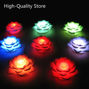 

HQ 3PCS LED Night Light Romantic Love Mood Lamp Lotus Flower Night Light Color Changing Lotus Flower Home Chritmas Decorations