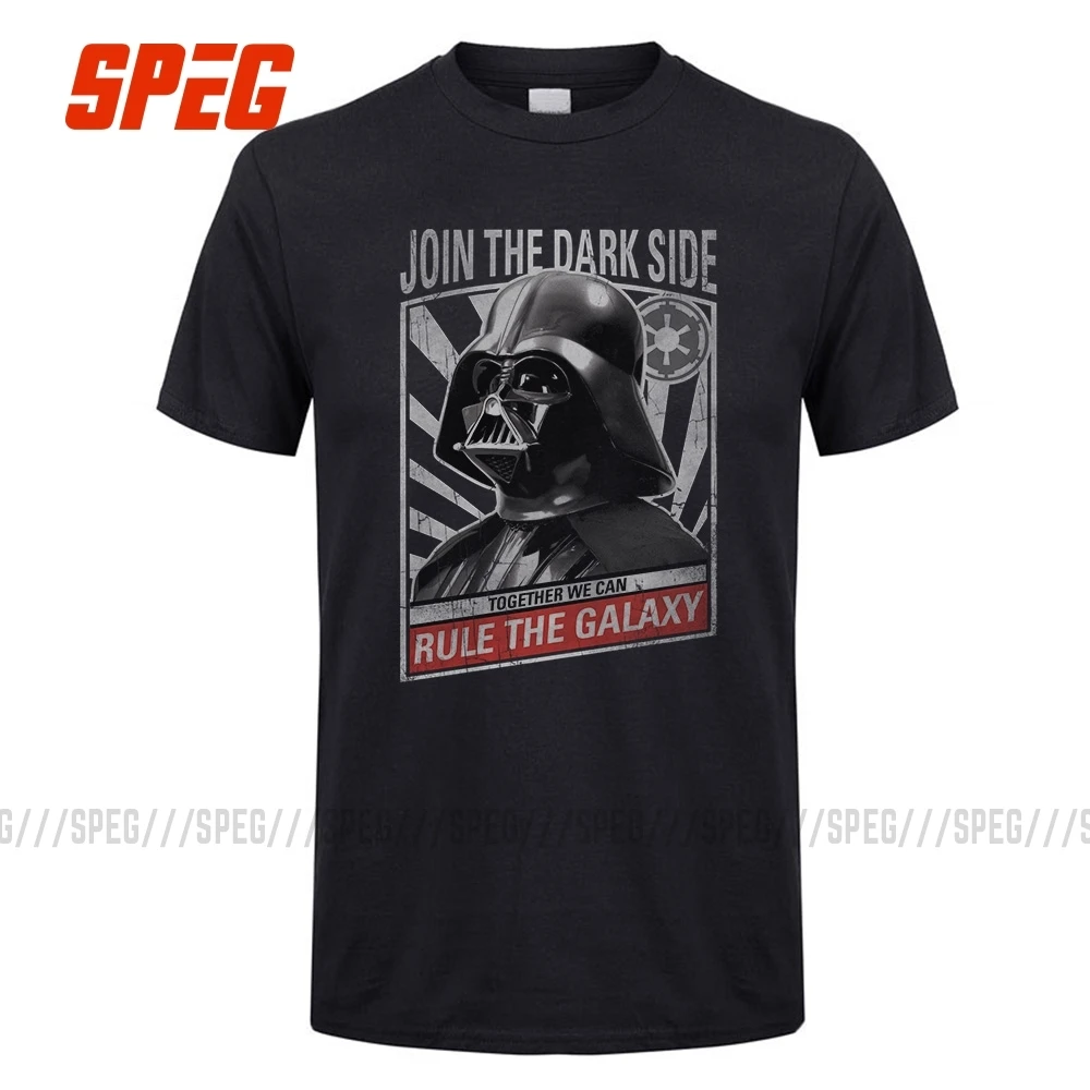 Ceny Fajne koszulki Vader Propaganda gwiezdne wojny mężczyźni Starwars 100% bawełniane krótkie rękawy Crew Collor koszulki projektowanie młodzieżowej koszulki