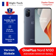 OnePlus Nord N100 Global Version 4GB 64GB Smartphone Snapdragon 460 90Hz 6.52'' Display 13MP Triple Cameras 5000 mAh Battery 18W