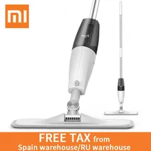 Xiaomi Deerma סמרטוט תרסיס 360 תואר מסתובב כף יד Mijia מים סמרטוט תרסיס בית ניקוי Sweeper לשטוף אבק מנקה(China)