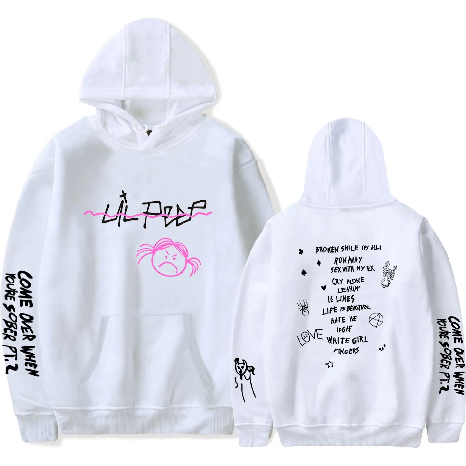 Lil Peep Pink Hoodie