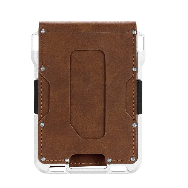 Bycobecy мужской и женский RFID кошелек ID Смарт-держатель для карт, высокое качество, чехол для визиток, модный Алюминиевый футляр, Металлический Чехол