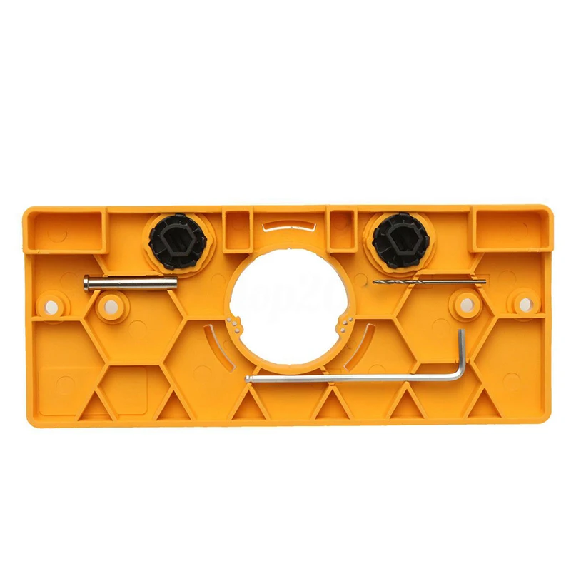 

Yellow Positioner 35mm Forstner Bit Twist Drill Limit Ring Positioning Rod Wrench Auxiliary Accessories Hole Locator Kit