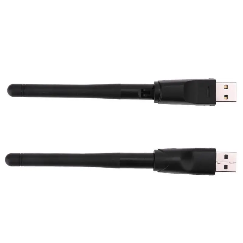 2 шт мини USB WiFi адаптер 150 Мбит/с 2dBi антенна WiFi приемник сетевая карта