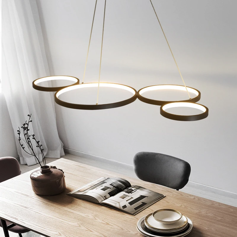 Hot Sale Opaco Nero Colore Bianco Moderno Led Lampadario Per Soggiorno Sala Da Pranzo Bar Cucina Camera 110v 220v Lampadario Appeso Per Il Negozio In Lampadari Da Luci E Illuminazione Su It Merrychristmas