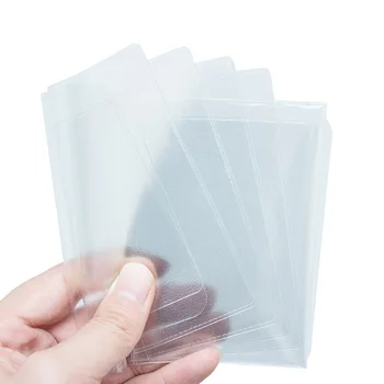 

Russian Auto Driver License Bag PVC Transparent Car Driving Documents Protection Film ID Credit Card Holder Women Card Pack