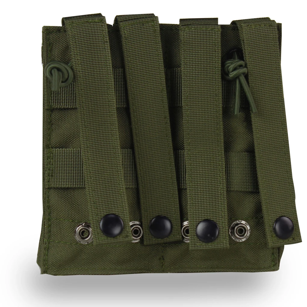 Molle Double Magazine Pouch Outdoor Tactical 1000D Nylon Utility Vest Airsoft Military Mag Pouch Paintball Gear