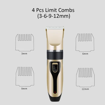 

New USB Rechargeable Low-Noise Pet Hair Clipper Remover Cutter Grooming Cat Dog Hair Trimmer Electrical Pets Hair Cut Machine