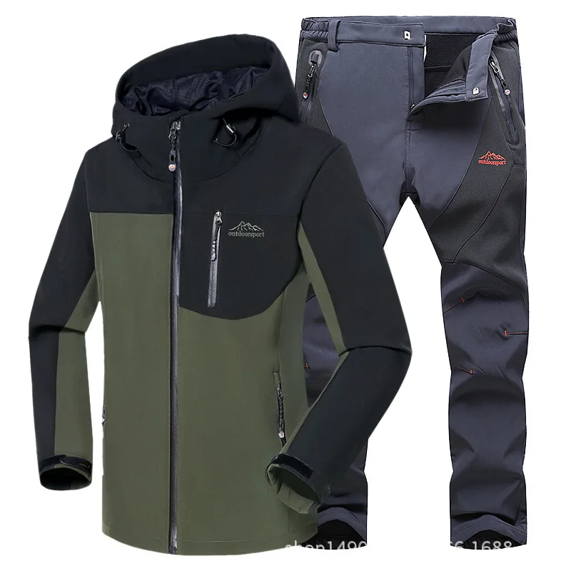 ROMHER мужские зимние водонепроницаемые рыболовные лыжные теплые флисовые