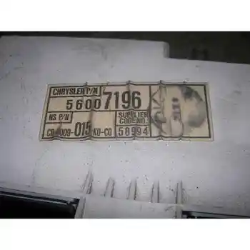 

56007196 box Instruments Chrysler Jeep Cherokee (kj) 2.5 Crd Cat