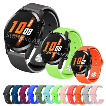 

Sport Silicone Strap For Huawei Watch GT2 / GT / GT 2e Smart Watch Band 22mm Bracelet For Honor Magic 2/1 Wrist Strap Accessory