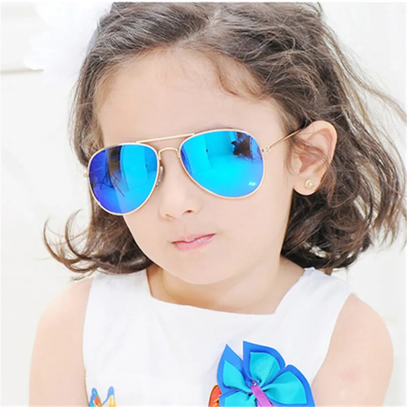 Childrens Sunglasses Pilot Style Glasses Kids Boys Girls Classic UV400 Shades 