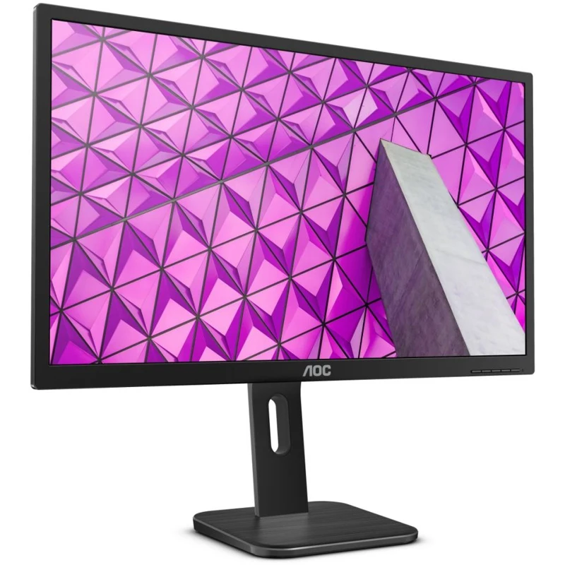 Монитор AOC 27&quot Professional Q27P1 черный IPS LED 5ms 16:9 DVI HDMI DisplayPort M/M Mat HAS Pivot 10|Мониторы| |