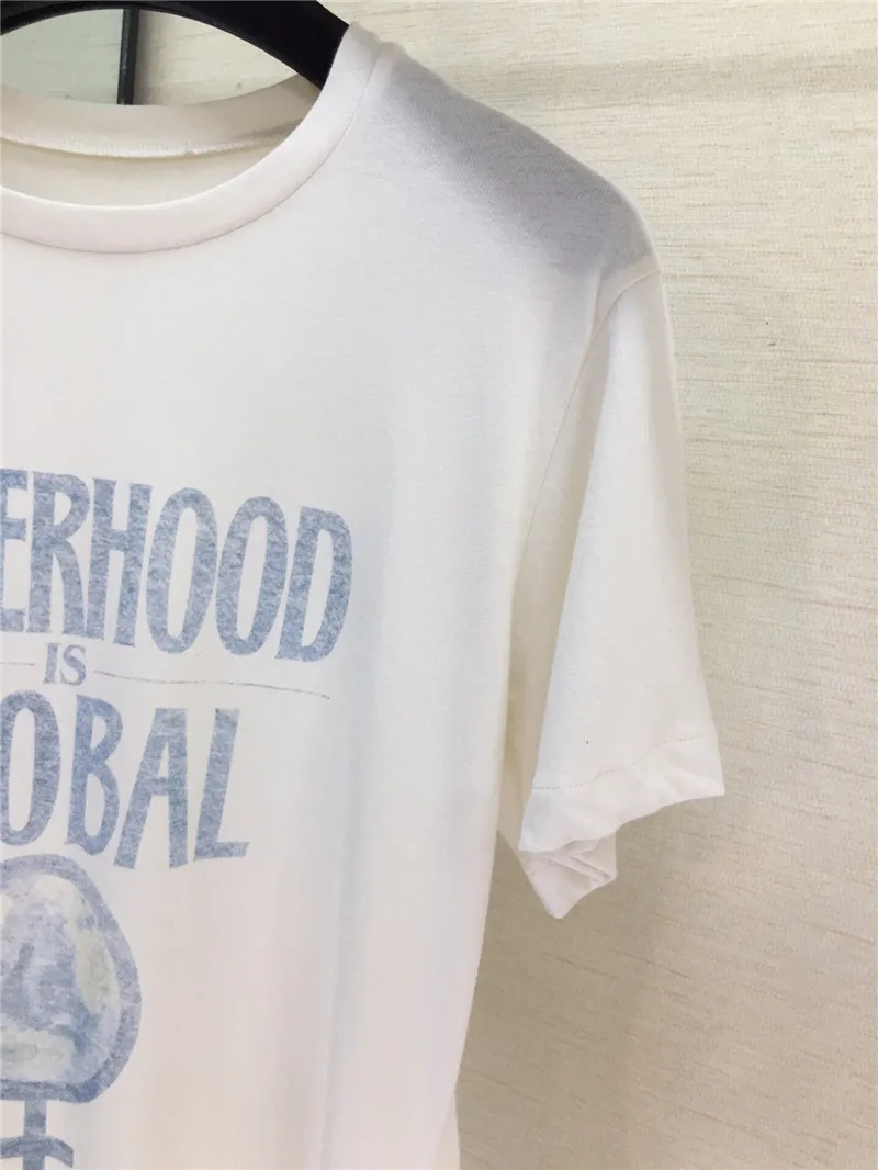 Sisterhood Global Printing Женская футболка из хлопка и льна Повседневная Удобная футболка женская футболка высокого качества для девочек 2 цвета