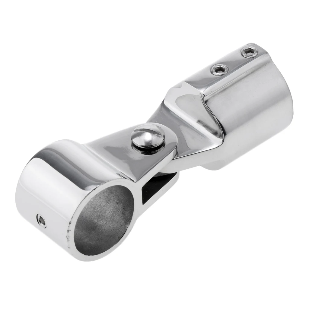 Marine Boat Awning Hand Rail Fitting 1 Inch (25mm) Elbow, 316 Stainless Steel Deck Hardware