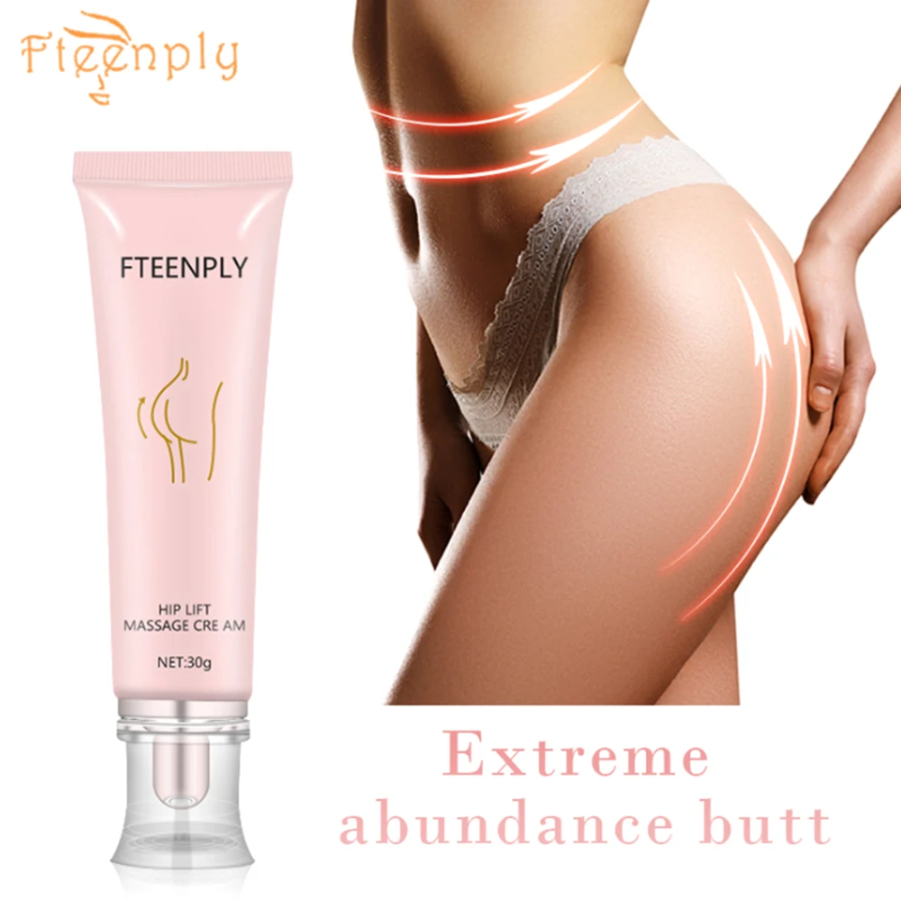 

FTEENPLY 30g Hip Lift Massage Cream Natural Shea Butter Extraction Butt Firming Enlargement Cream Butt Lift Massage Cream