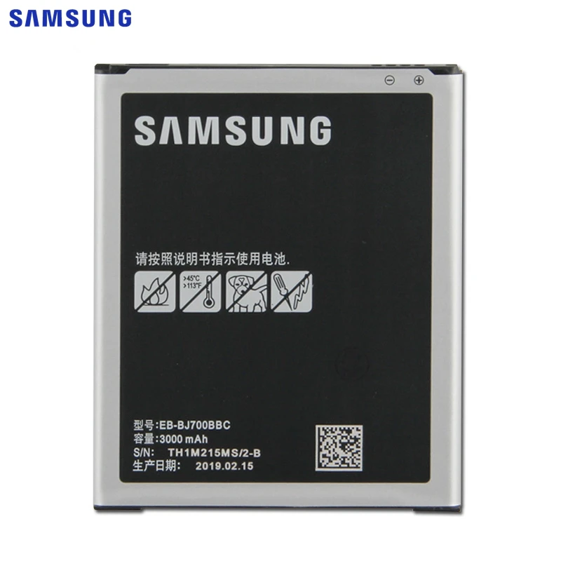 

SAMSUNG Original Replacement Battery EB-BJ700BBC For Samsung GALAXY J7 J700F J7000 J7008 J7009 Authentic Phone Battery 3000mAh