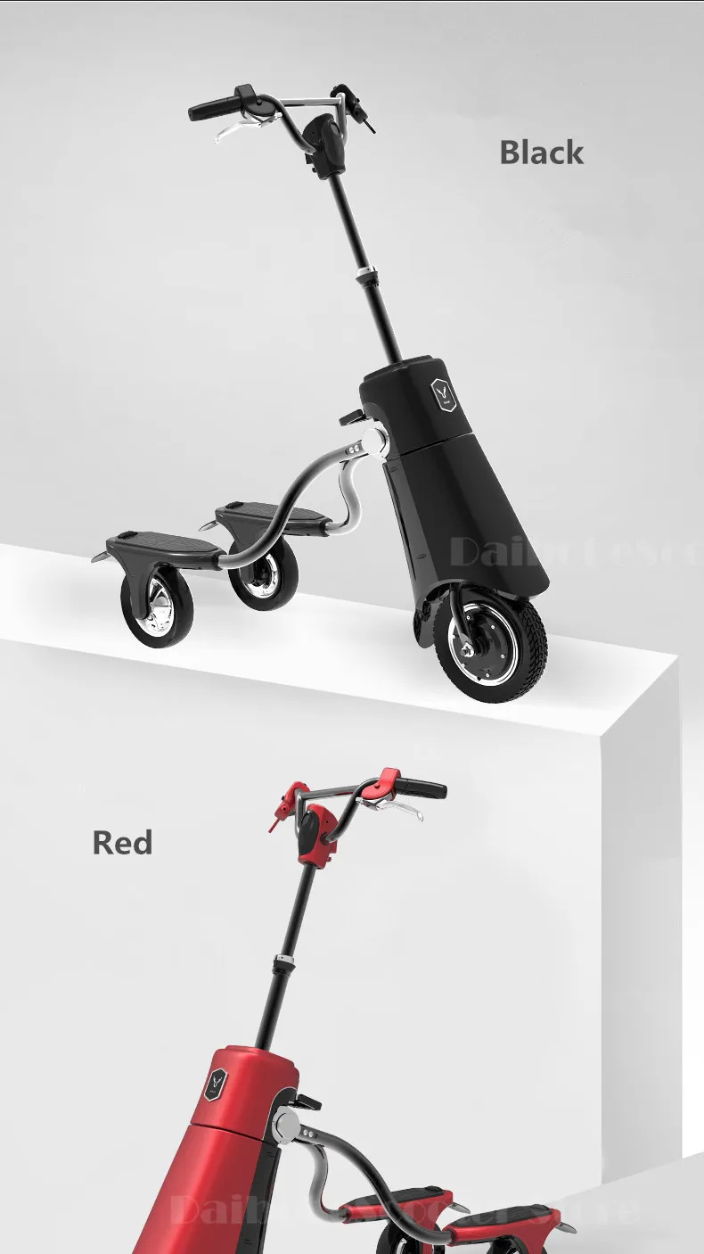 Daibot Electric Scooter Adults Three Wheel Electric Scooters Quick Charge 10 inch 36V 600W Electric Skateboard Scooter With APP  (40)_
