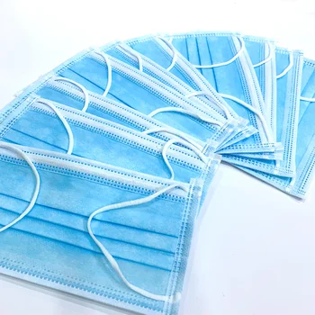 

Kinital Filter 3-ply Face Mask Disposable Personal Protection Dust-Proof Anti Facial Protective Mouth Mask for Earloop