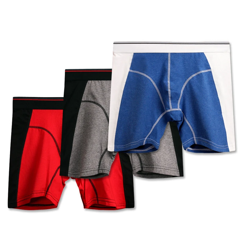 

Man's Underwear Panties Underpants Man Boxer Mens Underwear Cotton Man Big Short Breathable Solid Flexible Shorts Boxers Homme