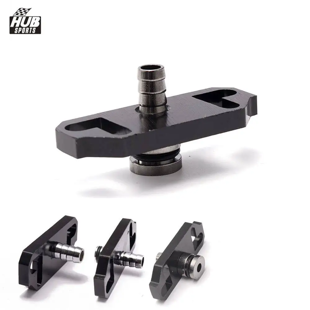 1pc Fuel Regulator Delivery Adapter Regulator Black Fit For Honda