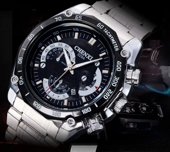 

Business Top Grade Men Sports Watch Brand Quartz Watch Hot Selling Table Men's 029a Calendar