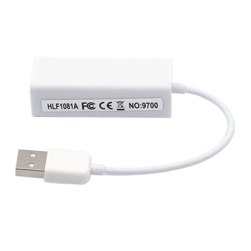 Внешний USB проводной Ethernet сетевой адаптер USB в Ethernet RJ45 Lan с CD для ПК ноутбука