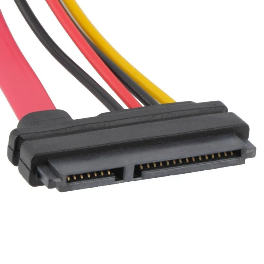 22Pin (7 + 15) Sata папа мама данных и питания Combo удлинитель Slimline Расширение кабель| |