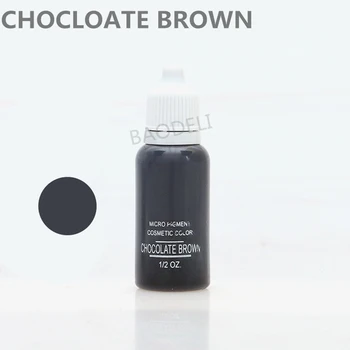 

3D Eyebrow Tattoo Pigment Eyebrow Tattoo Ink Micropigmentation Brows Ink Emulsions Eyebrow Tattoo Pigment Permanent(chocolate)