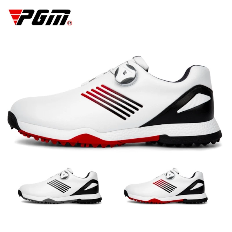 PGM zapatos deportivos de Golf para hombre, zapatillas casuales a la moda, resistentes al agua, cordones transpirables, antideslizantes, XZ152, venta al por - AliExpress