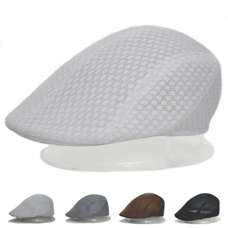 fresca de verano para hombre, gorra deportiva con malla para exteriores, agujeros de aire sellado, edición han, Ms, primavera y verano|beret cap|cap beretspring - AliExpress