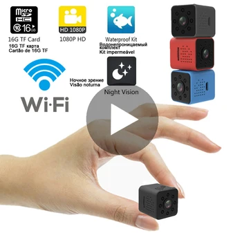 Mini cámara de vigilancia inalámbrica con Wifi para el hogar, videovigilancia inalámbrica con Wifi, IP, para teléfono, HD, DVR, ipcámara para mascota y perro