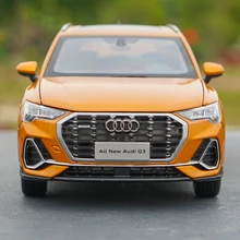 1:18 литье под давлением все новые AUDI Q3 версия металлическая модель автомобиля SUV с небольшим подарком