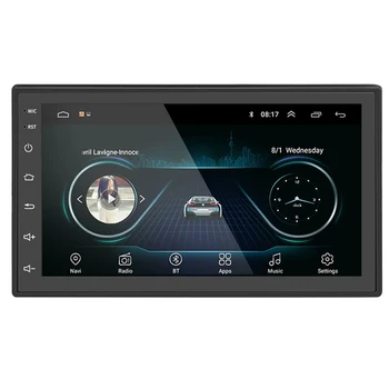

7inch Wireless Car Player HD MP5 FM Radio Navigation Double Din Stereo Universal LCD Display GPS Bluetooth For Android 8.1
