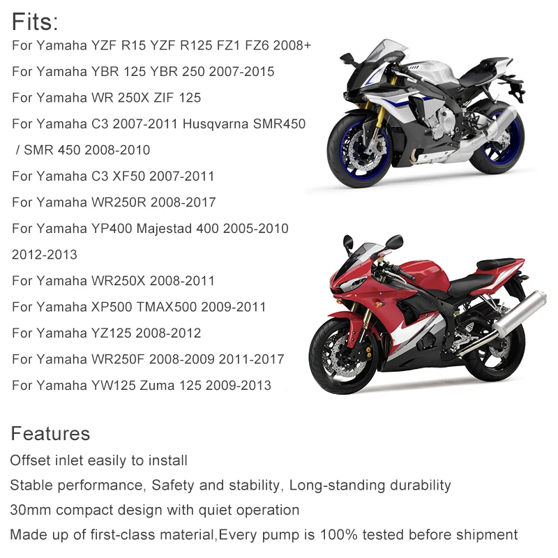 Бензиновый топливный насос SPEEDWOW детали двигателя мотоцикла для YAMAHA C3 XF50 XF 50 TMAX XP500