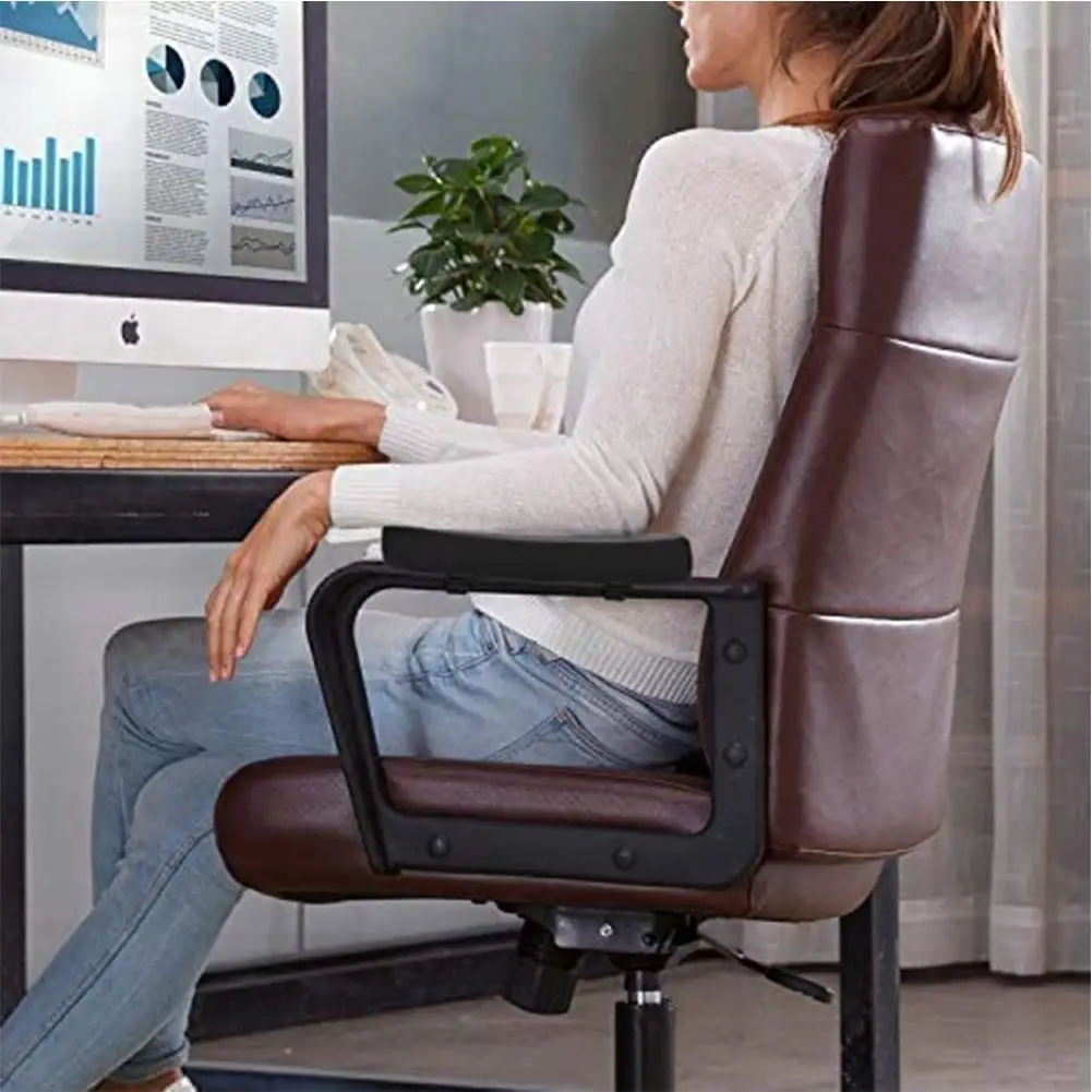 Soeland Ergonomic Memory Foam Comfy Gaming Chair Arm Rest Covers for Elbows SOELAND Office Chair Armrest Pads 