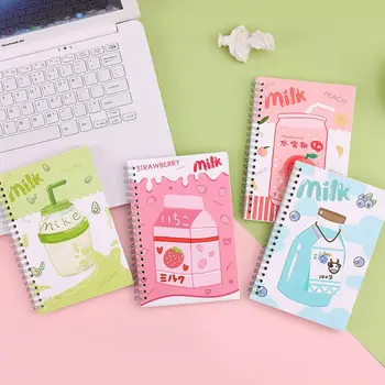 

Kawaii Fruit Cartoon Spiral Coil Notebook Paper Journal Diary Planner Notepad School Supplies Stationery