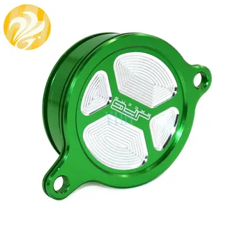 

Billet Oil Filter Cover Caps For Kawasaki KX450F KX 450F KXF450 KXF 450 06-15 KLX450R KLX 450R 2008 2009 2010 2011 2012 13-15