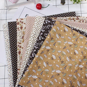 

50 X 50 Cm Square Cotton Fabric Printed Cloth Sewing Quilting Fabrics for Patchwork Needlework DIY Handmade Material